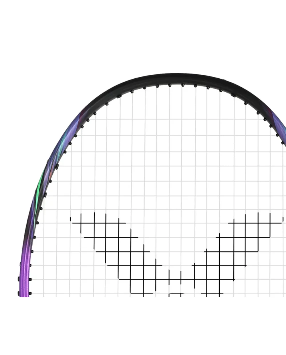 Chi tiết đỉnh khung vợt Victor Auraspeed 33H tích hợp công nghệ Hard Cored Technology chịu lực căng cao.