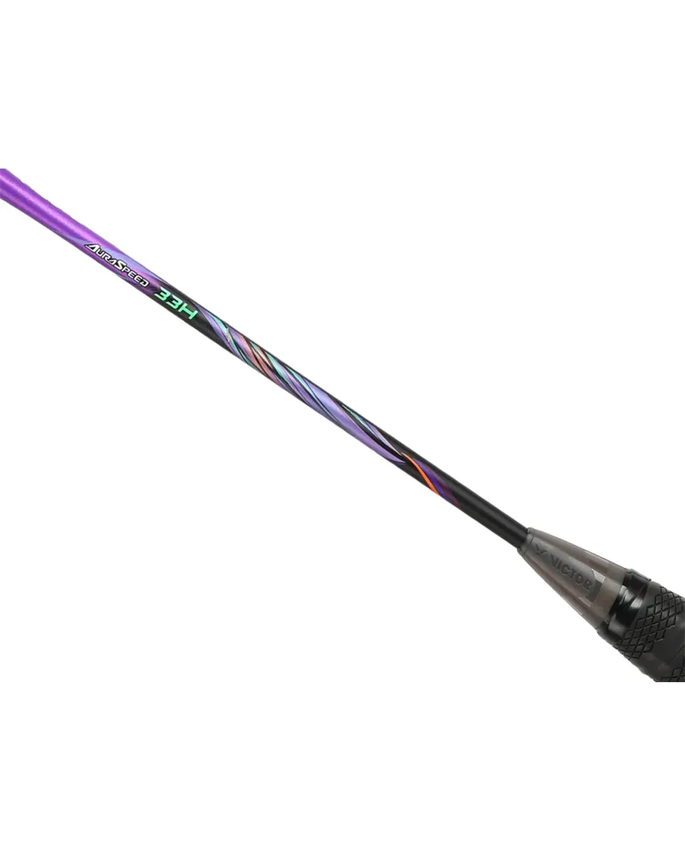 Thân vợt Victor Auraspeed 33H với công nghệ cán cầm Free Core và đũa vợt 6.8mm trợ lực.