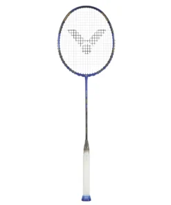 Tổng thể vợt cầu lông Victor AuraSpeed LYC phiên bản 2025 chính hãng với thiết kế màu xanh dương ấn tượng.