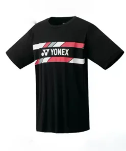 Áo cầu lông Yonex Training Đen Logo ngang nam