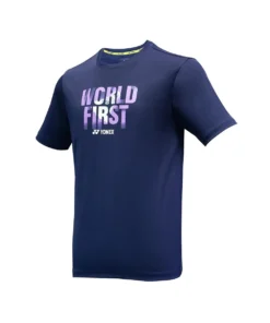 Áo cầu lông Yonex Xanh Than Logo Wordfirst Chính Hãng