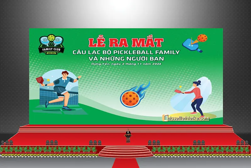 Banner sự kiện pickleball