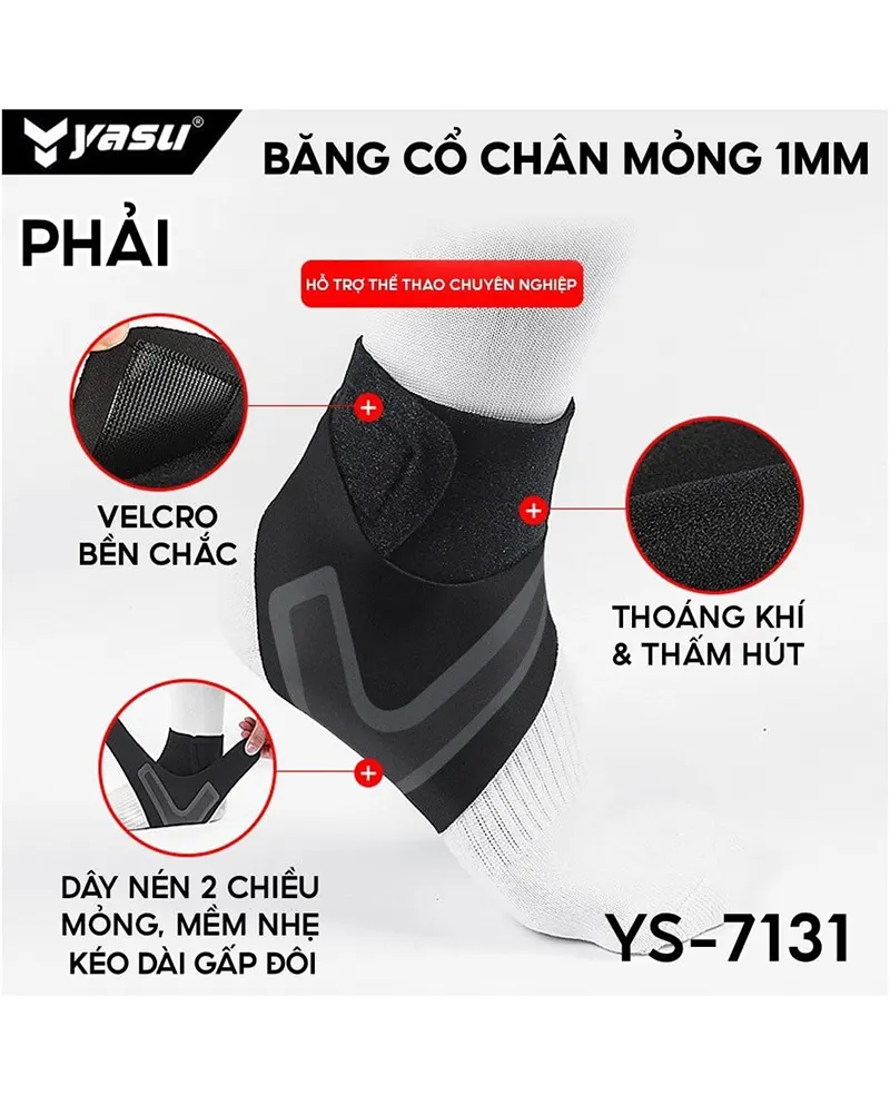 Băng cổ chân Yasu 7131 - Ảnh 3
