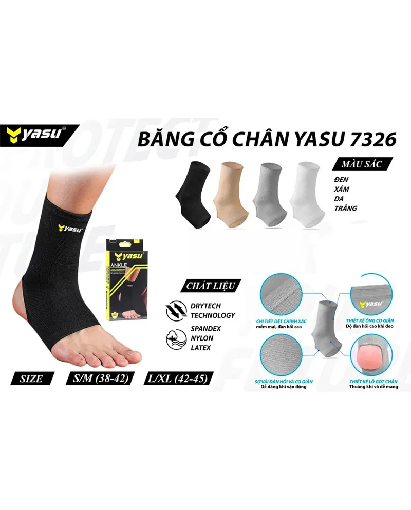 Băng cổ chân Yasu 7326 - Ảnh 5